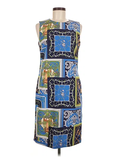 Pre-owned J. Mclaughlin Casual Dress In Blue