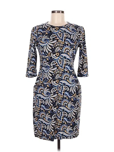 Pre-owned J. Mclaughlin Casual Dress In Blue