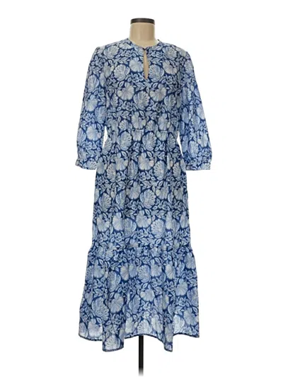 Pre-owned J. Mclaughlin Casual Dress In Blue