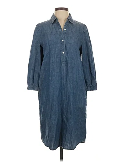 Pre-owned J. Mclaughlin Casual Dress In Blue