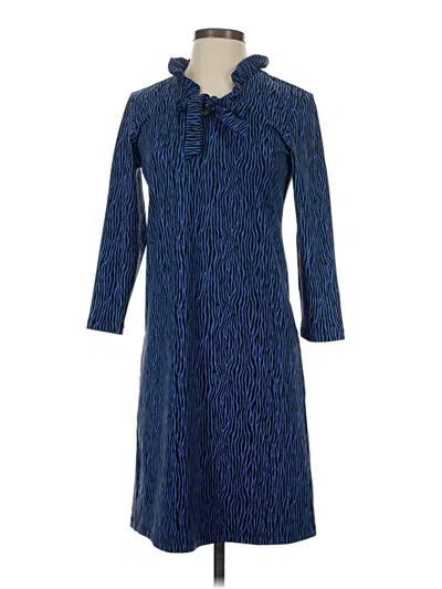 Pre-owned J. Mclaughlin Casual Dress In Blue