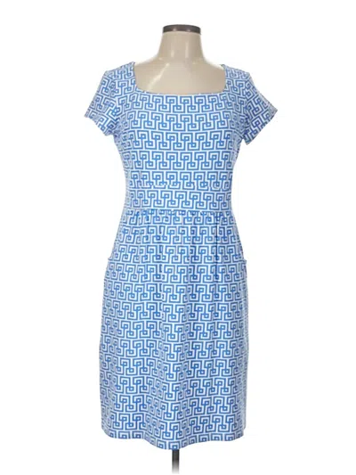 Pre-owned J. Mclaughlin Casual Dress In Blue