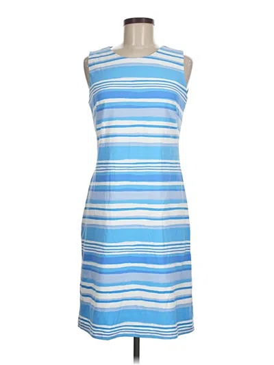Pre-owned J. Mclaughlin Casual Dress In Blue