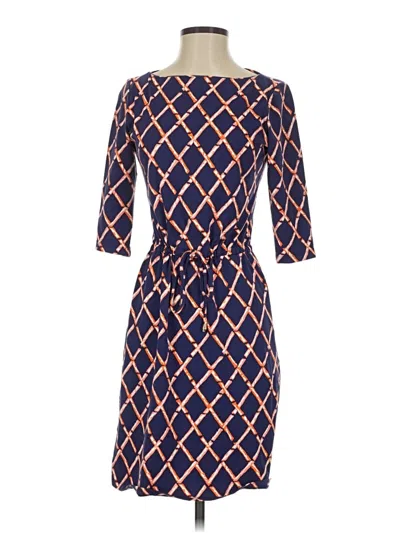 Pre-owned J. Mclaughlin Casual Dress In Blue