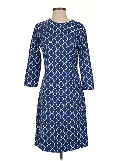 Pre-owned J. Mclaughlin Casual Dress In Blue