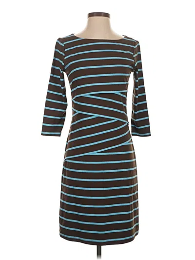 Pre-owned J. Mclaughlin Casual Dress In Blue