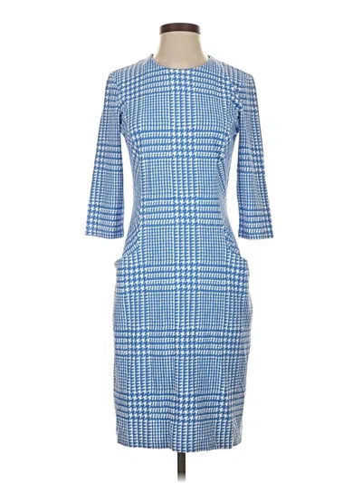 Pre-owned J. Mclaughlin Casual Dress In Blue