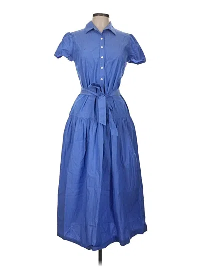 Pre-owned J. Mclaughlin Casual Dress In Blue