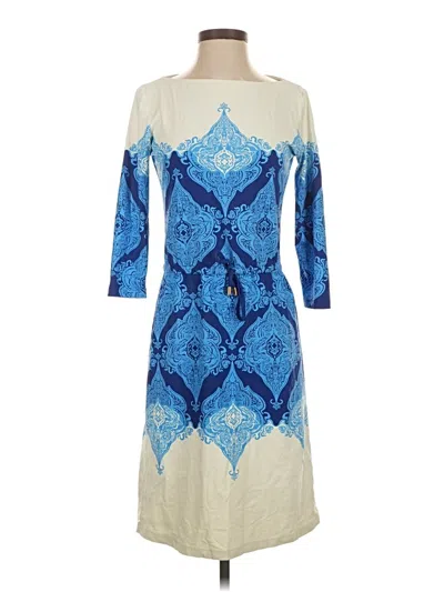 Pre-owned J. Mclaughlin Casual Dress In Blue