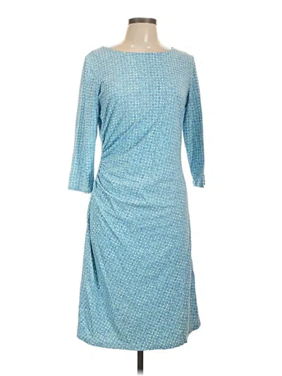 Pre-owned J. Mclaughlin Casual Dress In Blue