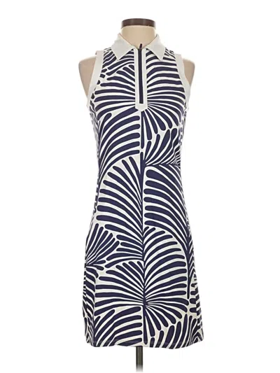Pre-owned J. Mclaughlin Casual Dress In Blue