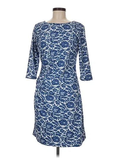 Pre-owned J. Mclaughlin Casual Dress In Blue