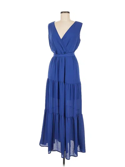 Pre-owned J. Mclaughlin Casual Dress In Blue
