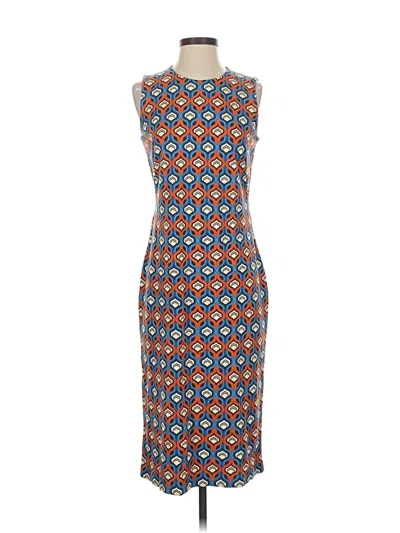 Pre-owned J. Mclaughlin Casual Dress In Blue