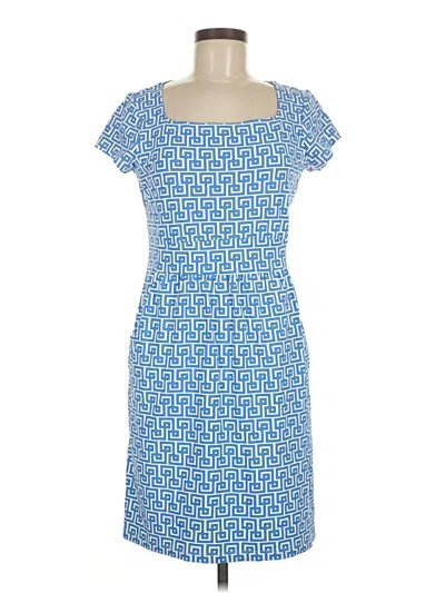 Pre-owned J. Mclaughlin Casual Dress In Blue