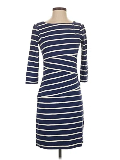 Pre-owned J. Mclaughlin Casual Dress In Blue