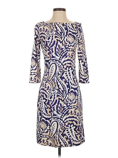 Pre-owned J. Mclaughlin Casual Dress In Blue