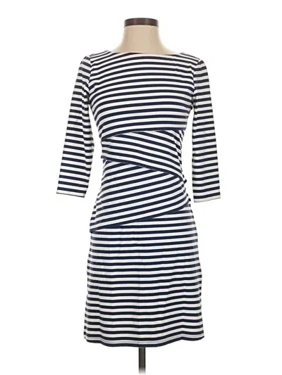 Pre-owned J. Mclaughlin Casual Dress In Blue