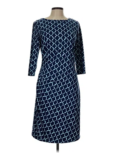 Pre-owned J. Mclaughlin Casual Dress In Blue