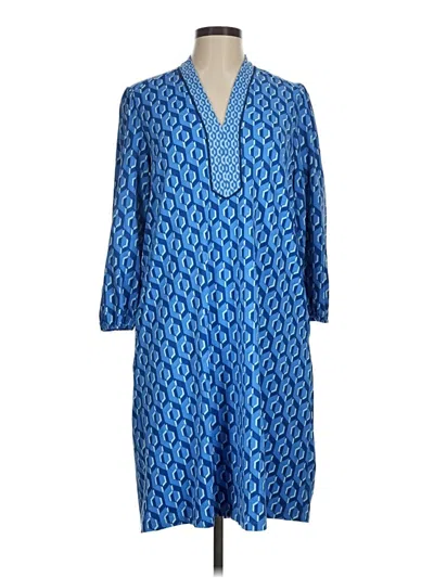 Pre-owned J. Mclaughlin Casual Dress In Blue