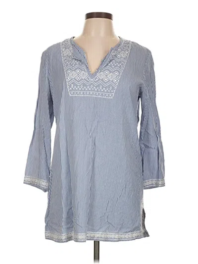 Pre-owned J. Mclaughlin Casual Dress In Blue