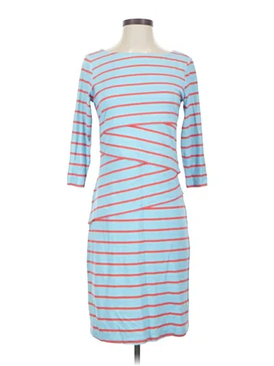 Pre-owned J. Mclaughlin Casual Dress In Blue