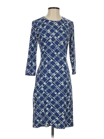 Pre-owned J. Mclaughlin Casual Dress In Blue