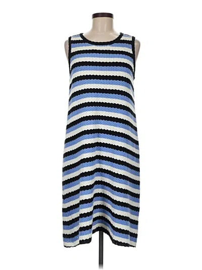 Pre-owned J. Mclaughlin Casual Dress In Blue