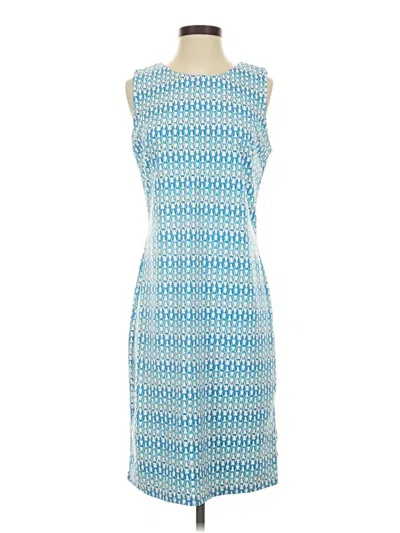 Pre-owned J. Mclaughlin Casual Dress In Blue