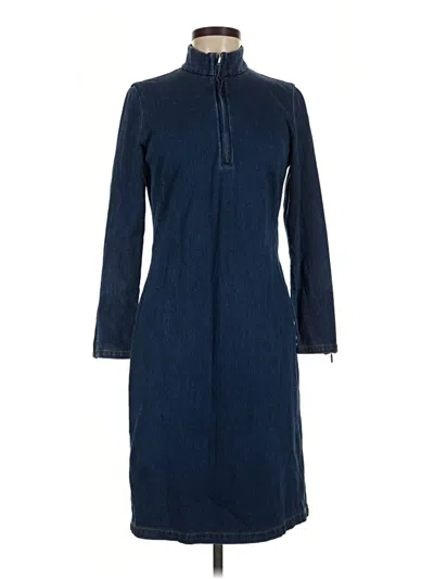 Pre-owned J. Mclaughlin Casual Dress In Blue