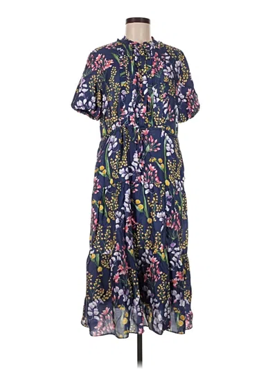Pre-owned J. Mclaughlin Casual Dress In Blue