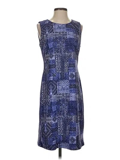 Pre-owned J. Mclaughlin Casual Dress In Blue