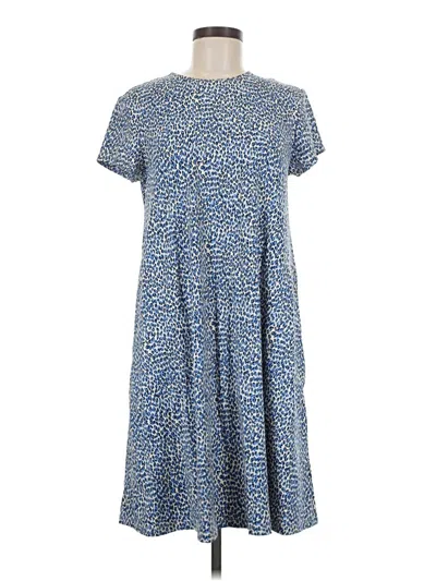 Pre-owned J. Mclaughlin Casual Dress In Blue