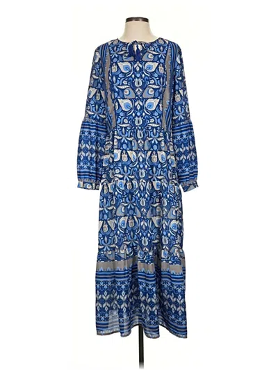 Pre-owned J. Mclaughlin Casual Dress In Blue