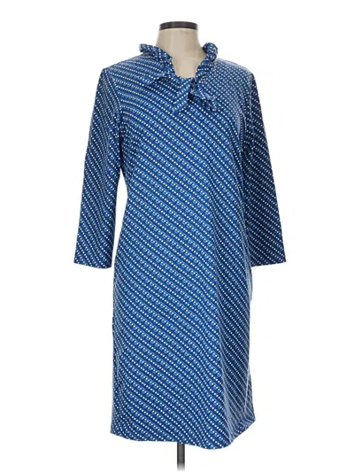 Pre-owned J. Mclaughlin Casual Dress In Blue