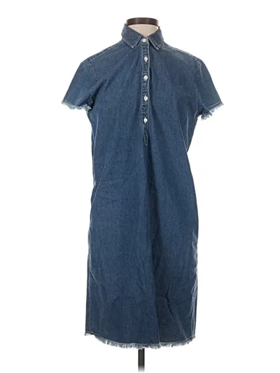 Pre-owned J. Mclaughlin Casual Dress In Blue
