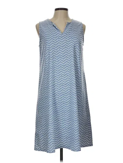 Pre-owned J. Mclaughlin Casual Dress In Blue