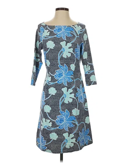 Pre-owned J. Mclaughlin Casual Dress In Blue