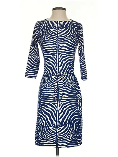 Pre-owned J. Mclaughlin Casual Dress In Blue