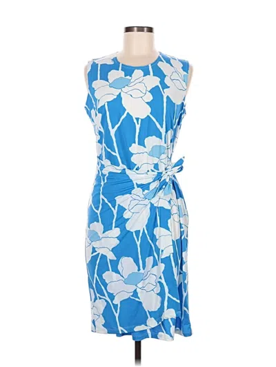 Pre-owned J. Mclaughlin Casual Dress In Blue