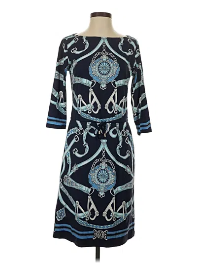 Pre-owned J. Mclaughlin Casual Dress In Blue