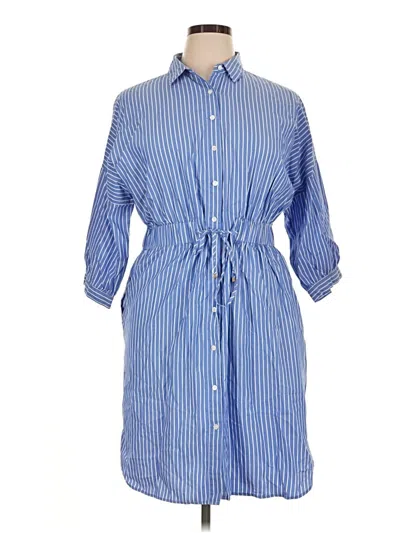 Pre-owned J. Mclaughlin Casual Dress In Blue
