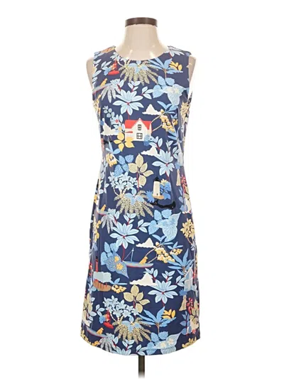 Pre-owned J. Mclaughlin Casual Dress In Blue