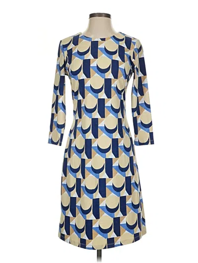 Pre-owned J. Mclaughlin Casual Dress In Blue