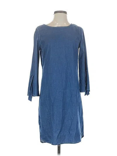 Pre-owned J. Mclaughlin Casual Dress In Blue