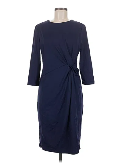 Pre-owned J. Mclaughlin Casual Dress In Blue