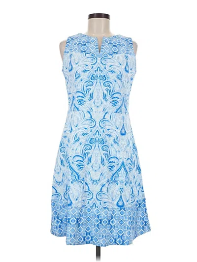 Pre-owned J. Mclaughlin Casual Dress In Blue