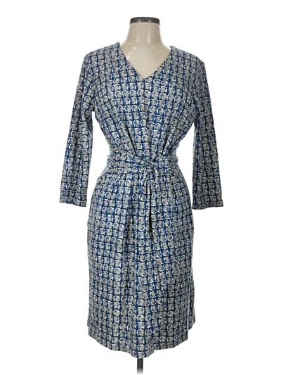 Pre-owned J. Mclaughlin Casual Dress In Blue