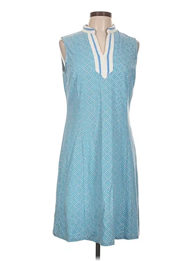 Pre-owned J. Mclaughlin Casual Dress In Blue