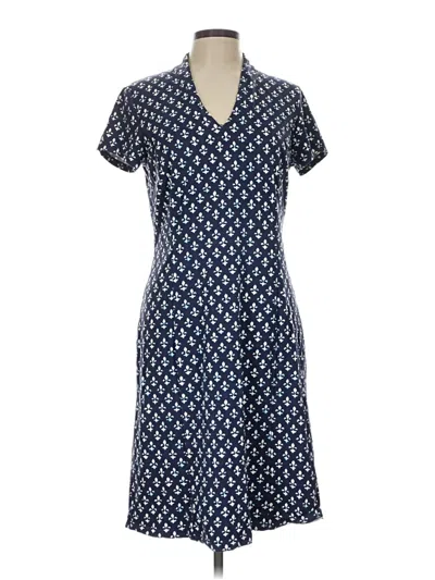 Pre-owned J. Mclaughlin Casual Dress In Blue